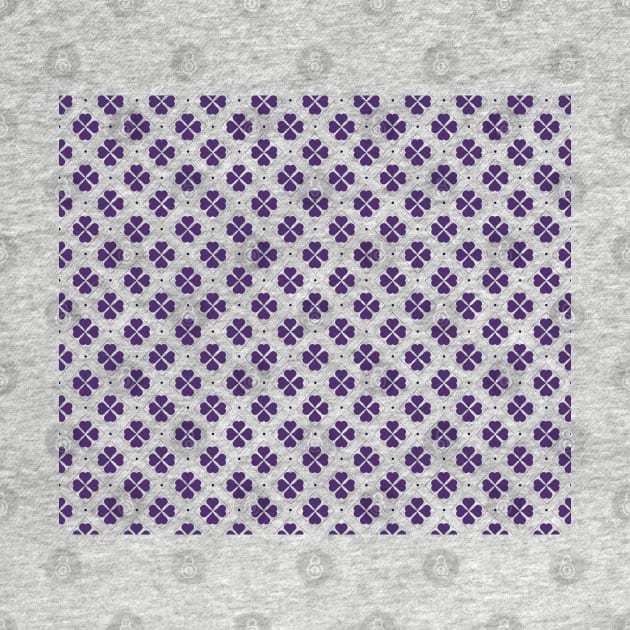 Royal Clover - Purple *Clear BG* by LozMac